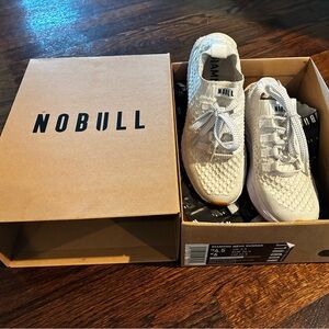 NOBULL White Knit Sneakers